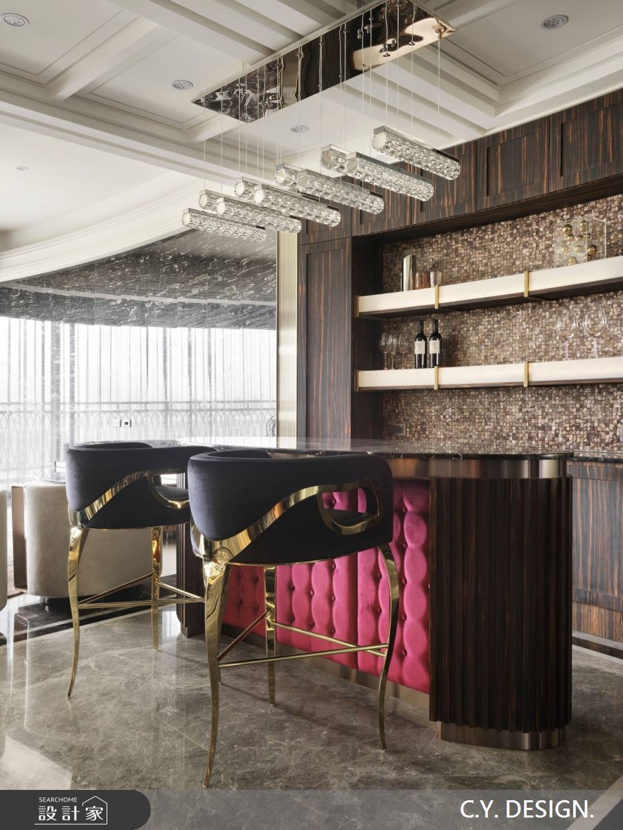 150坪中古屋(5~15年)＿奢華風吧檯案例圖片＿講譯國際室內設計有限公司＿講譯_02之20