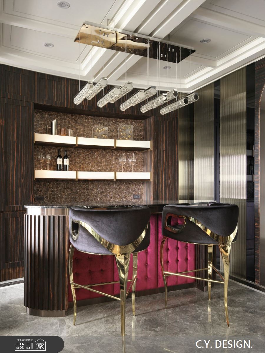 150坪中古屋(5~15年)＿奢華風吧檯案例圖片＿講譯國際室內設計有限公司＿講譯_02之21