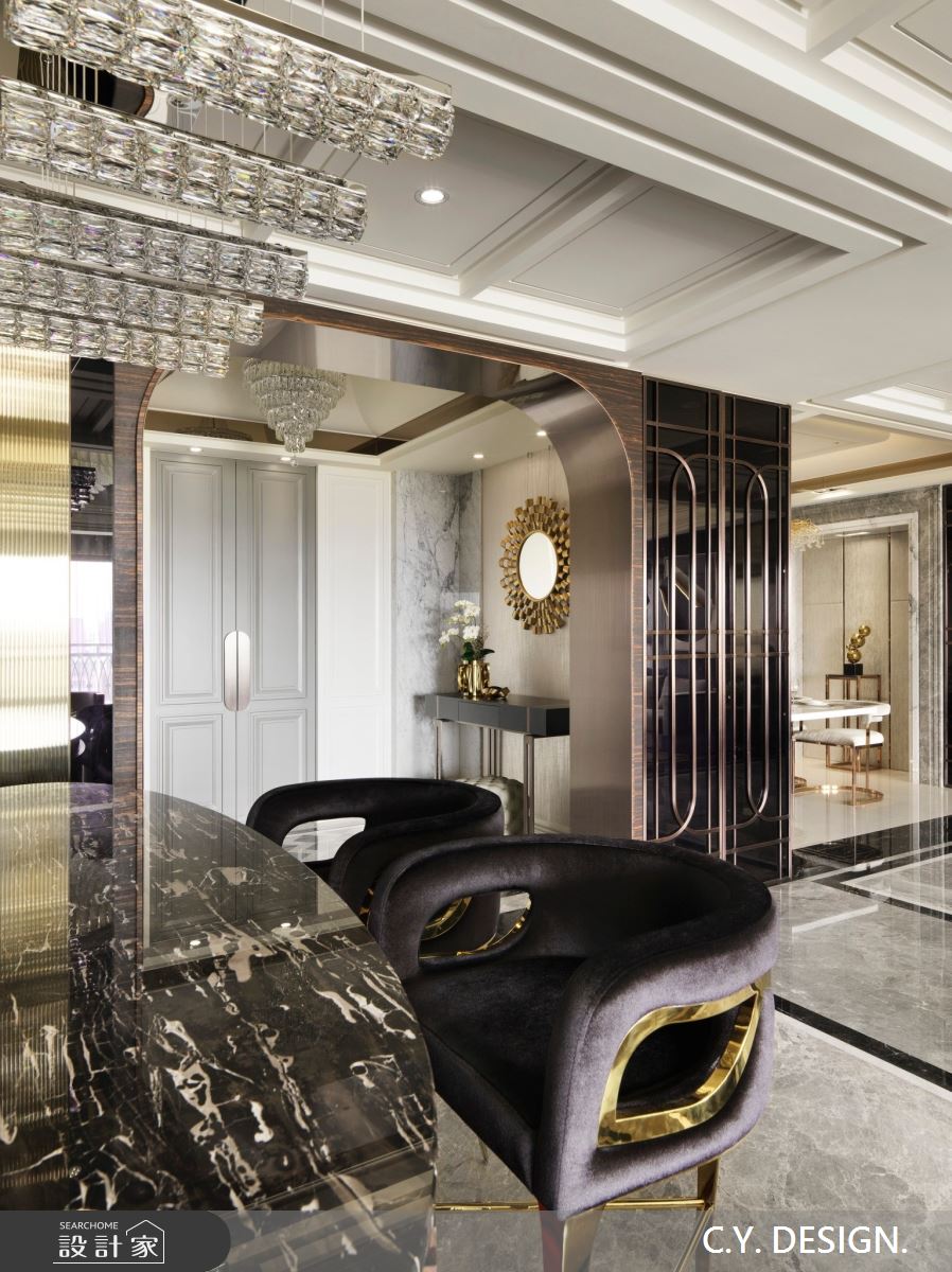 150坪中古屋(5~15年)＿奢華風吧檯案例圖片＿講譯國際室內設計有限公司＿講譯_02之22