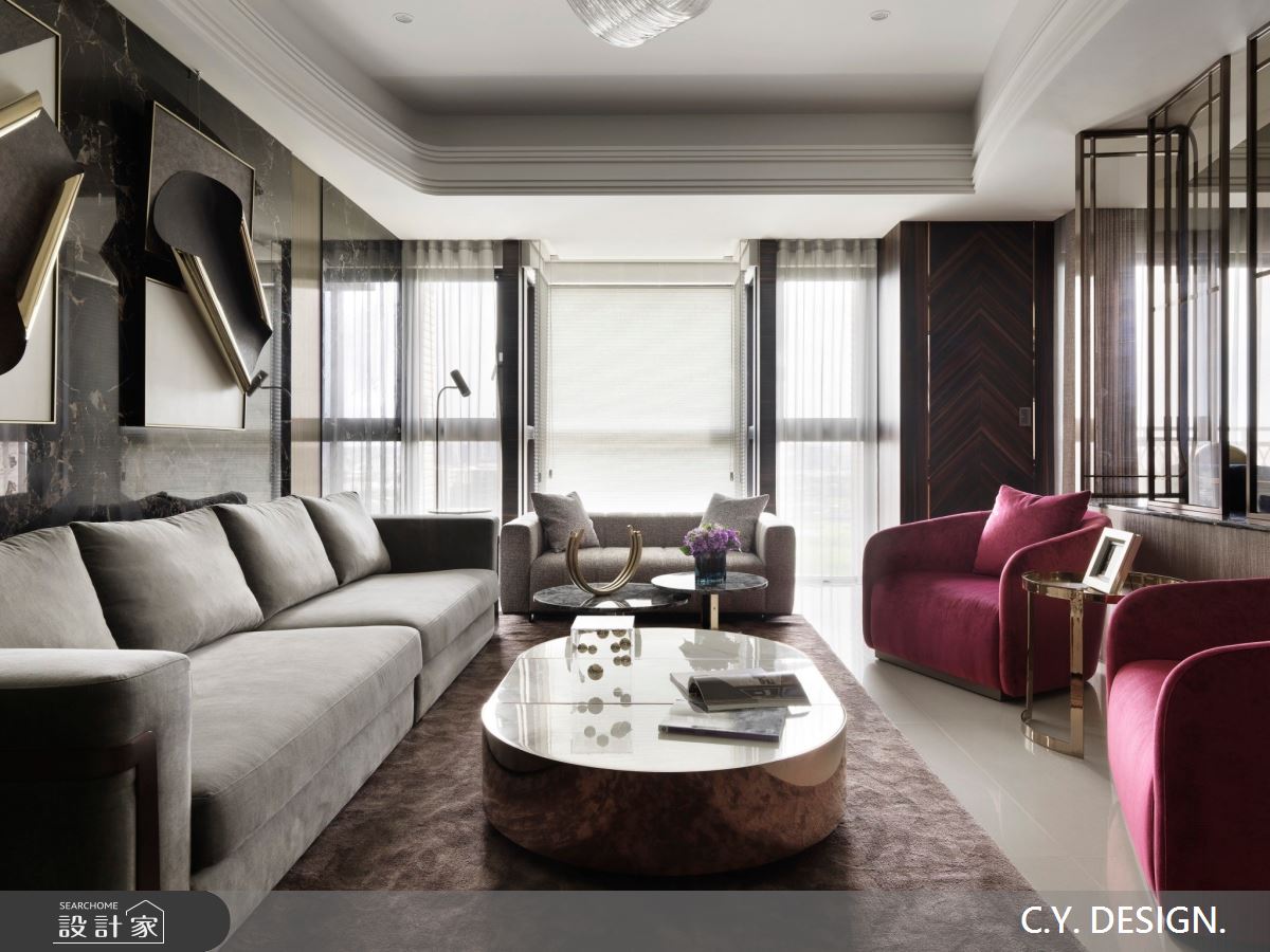 150坪中古屋(5~15年)＿奢華風客廳案例圖片＿講譯國際室內設計有限公司＿講譯_02之24