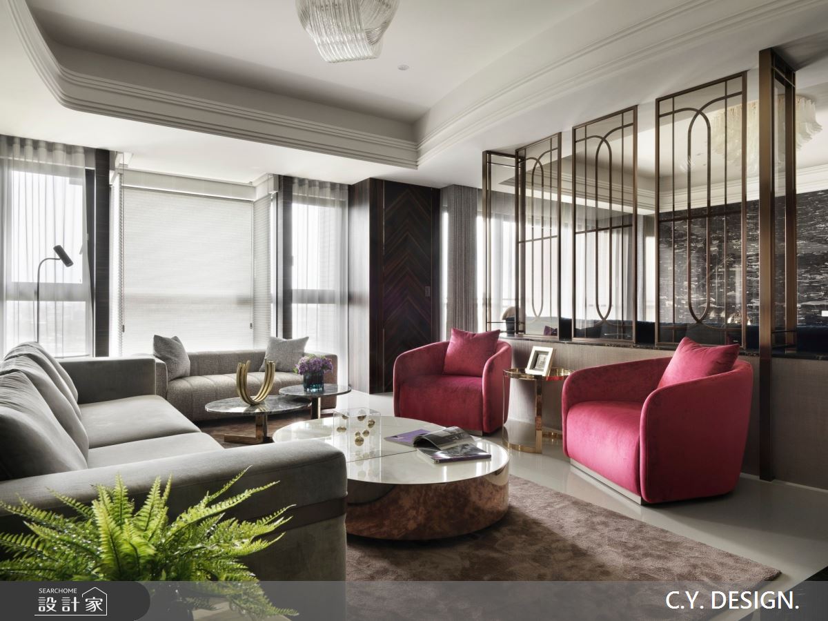 150坪中古屋(5~15年)＿奢華風客廳案例圖片＿講譯國際室內設計有限公司＿講譯_02之25
