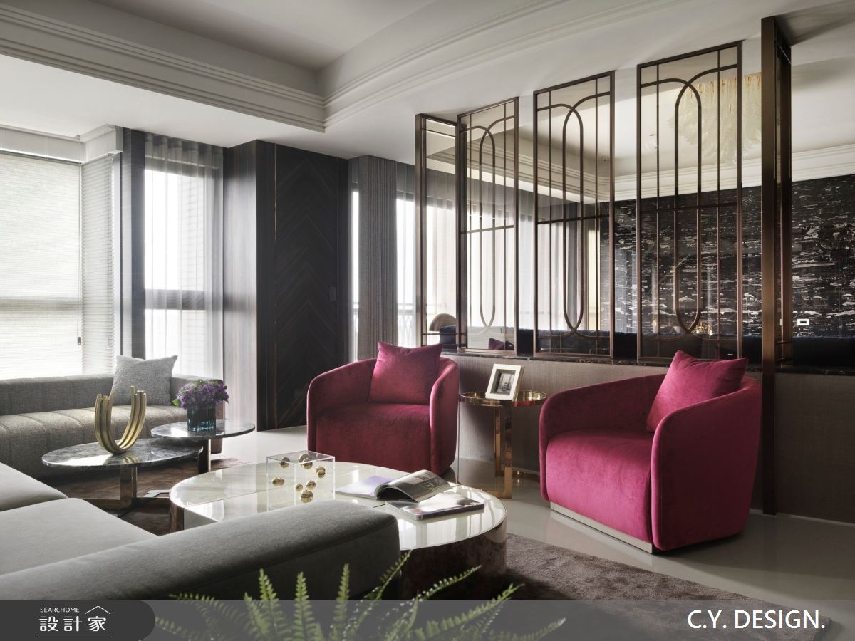 150坪中古屋(5~15年)＿奢華風客廳案例圖片＿講譯國際室內設計有限公司＿講譯_02之26