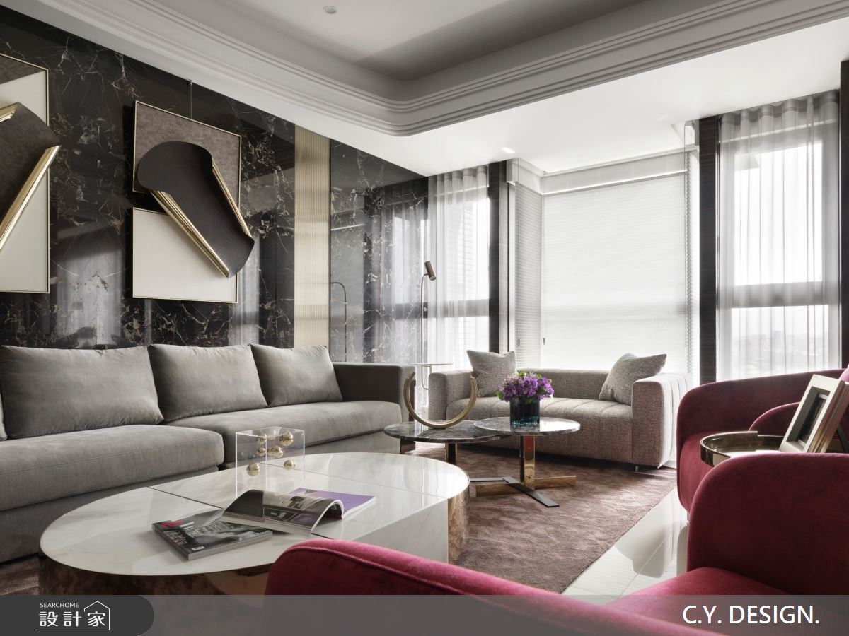 150坪中古屋(5~15年)＿奢華風客廳案例圖片＿講譯國際室內設計有限公司＿講譯_02之27