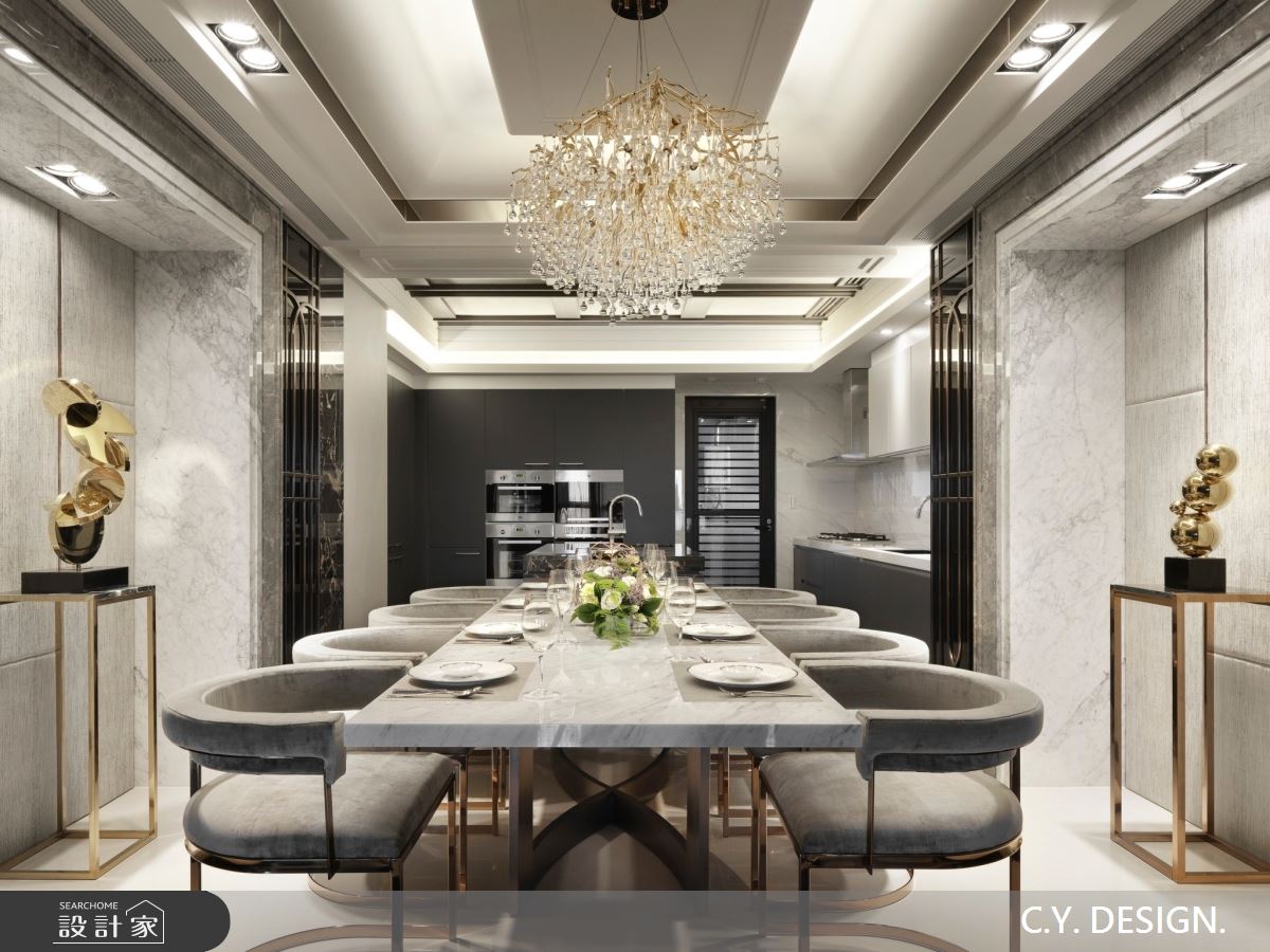 150坪中古屋(5~15年)＿奢華風餐廳案例圖片＿講譯國際室內設計有限公司＿講譯_02之30