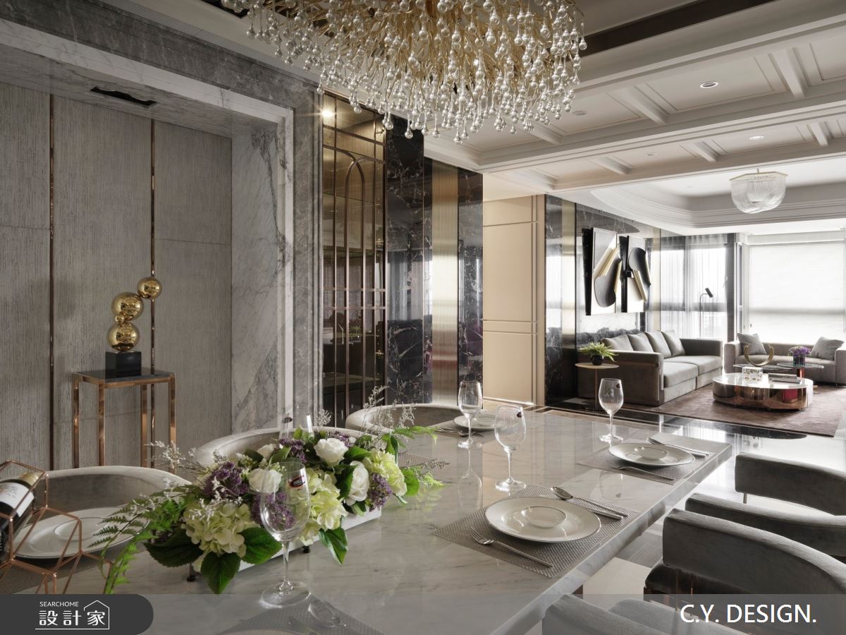 150坪中古屋(5~15年)＿奢華風餐廳案例圖片＿講譯國際室內設計有限公司＿講譯_02之32