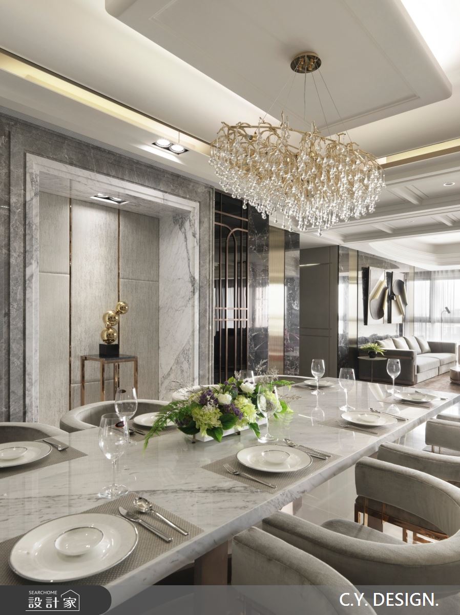 150坪中古屋(5~15年)＿奢華風餐廳案例圖片＿講譯國際室內設計有限公司＿講譯_02之34