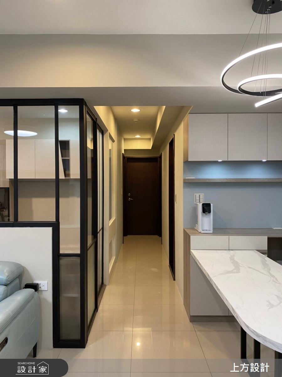 25坪中古屋(5~15年)＿混搭風走廊案例圖片＿上方設計＿上方_03之9