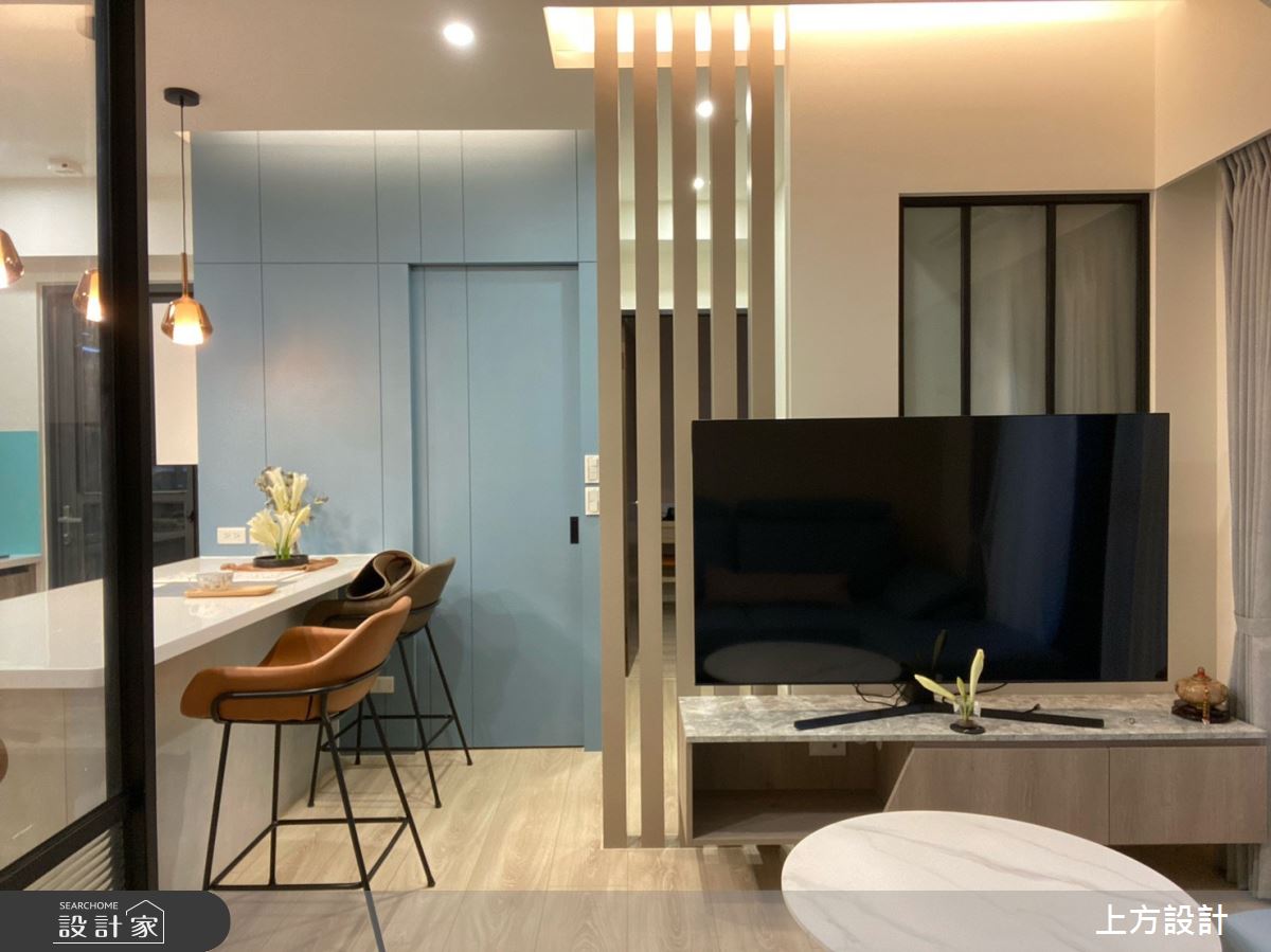 15坪新成屋(5年以下)＿混搭風客廳餐廳案例圖片＿上方設計＿上方_05之8