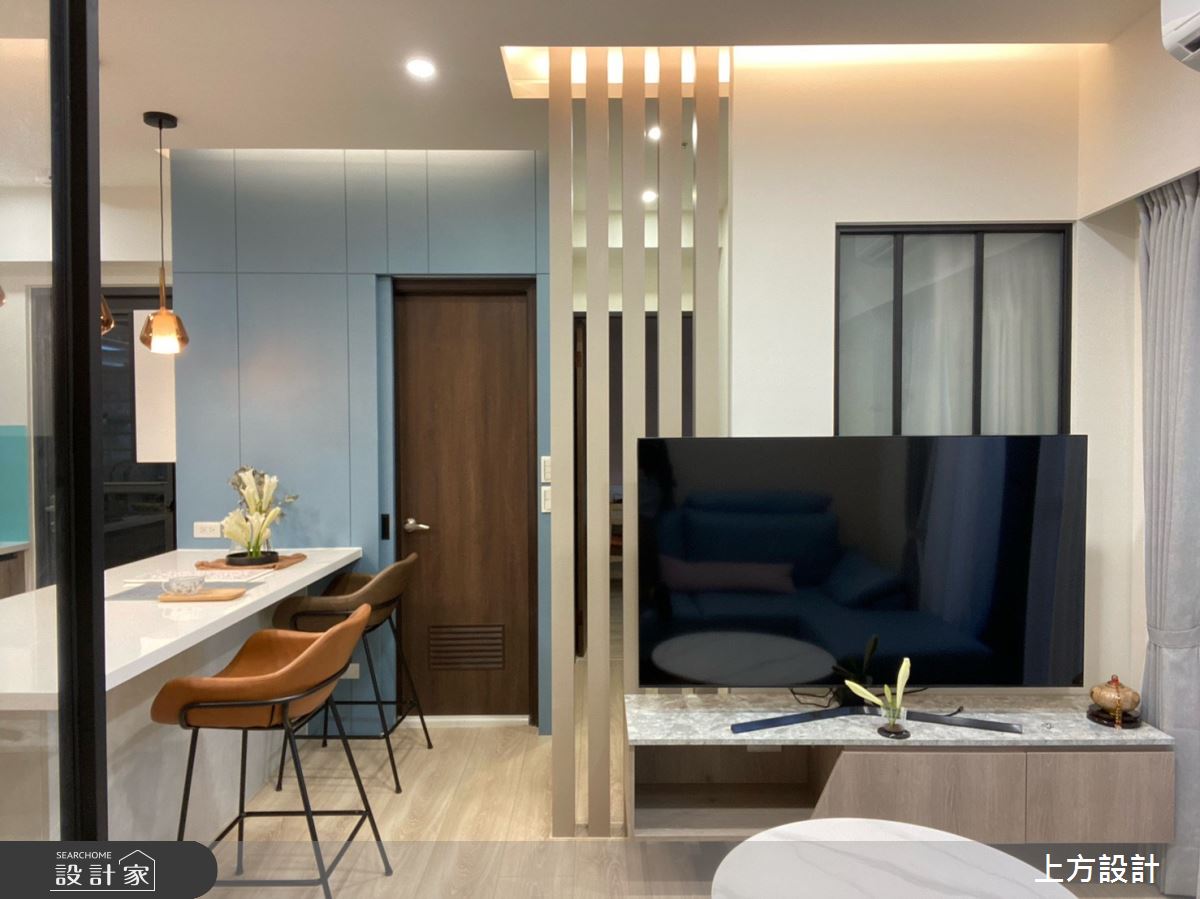 15坪新成屋(5年以下)＿混搭風客廳餐廳案例圖片＿上方設計＿上方_05之9