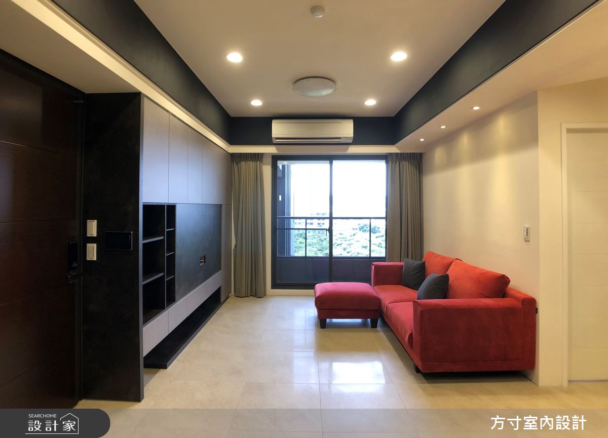20坪新成屋(5年以下)＿工業風客廳案例圖片＿方寸室內設計＿方寸_03之2
