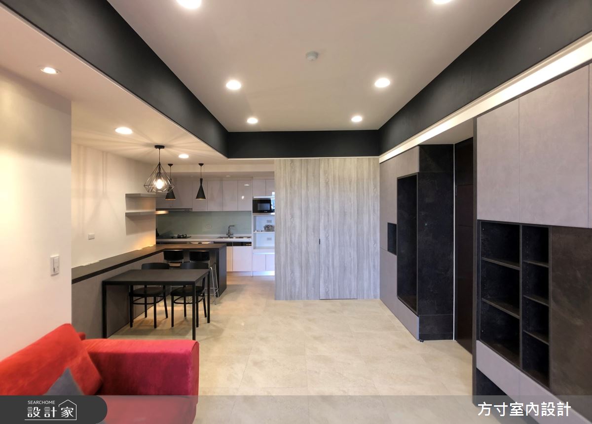 20坪新成屋(5年以下)＿工業風客廳案例圖片＿方寸室內設計＿方寸_03之6