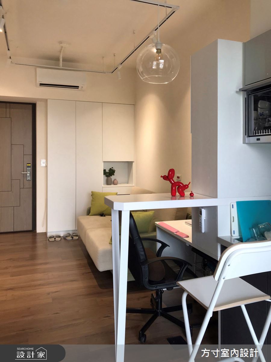 9坪新成屋(5年以下)＿現代風客廳案例圖片＿方寸室內設計＿方寸_09之2