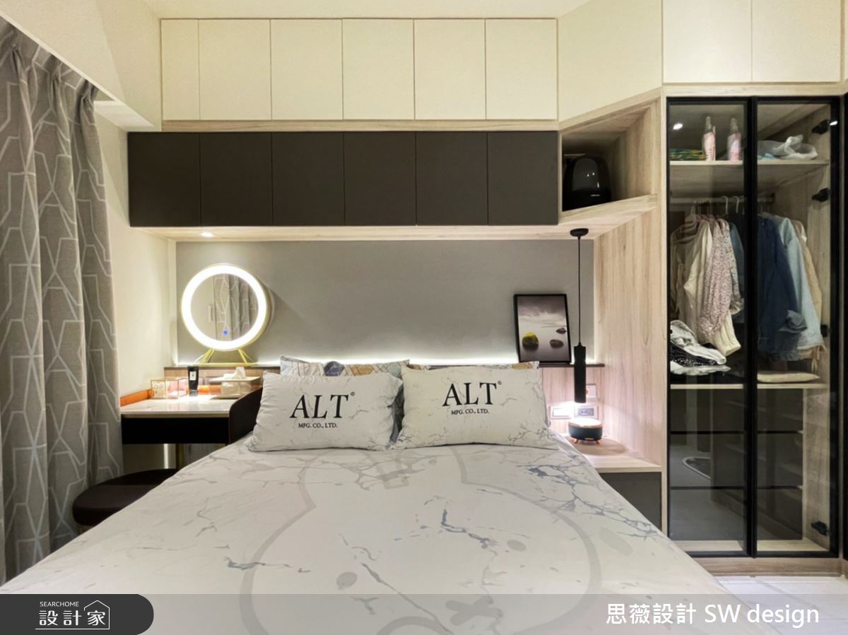 16坪新成屋(5年以下)＿混搭風臥室案例圖片＿思薇空間設計有限公司＿思薇_05之10