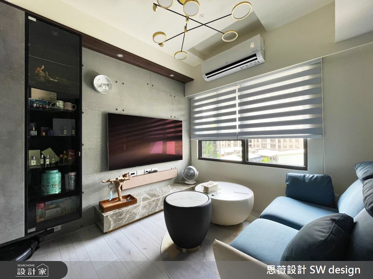 16坪新成屋(5年以下)＿混搭風客廳案例圖片＿思薇空間設計有限公司＿思薇_05之7