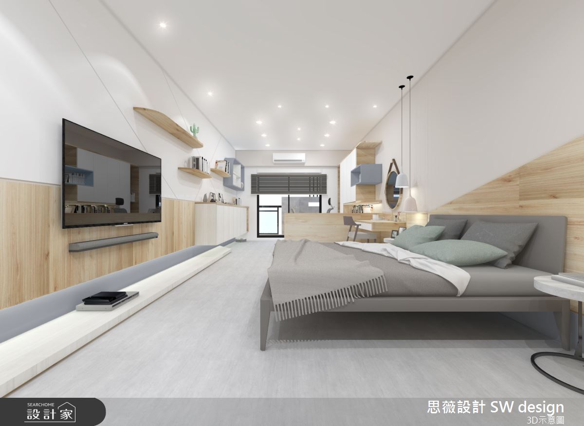 105坪老屋(31~40年)＿混搭風臥室案例圖片＿思薇空間設計有限公司＿思薇_06之1