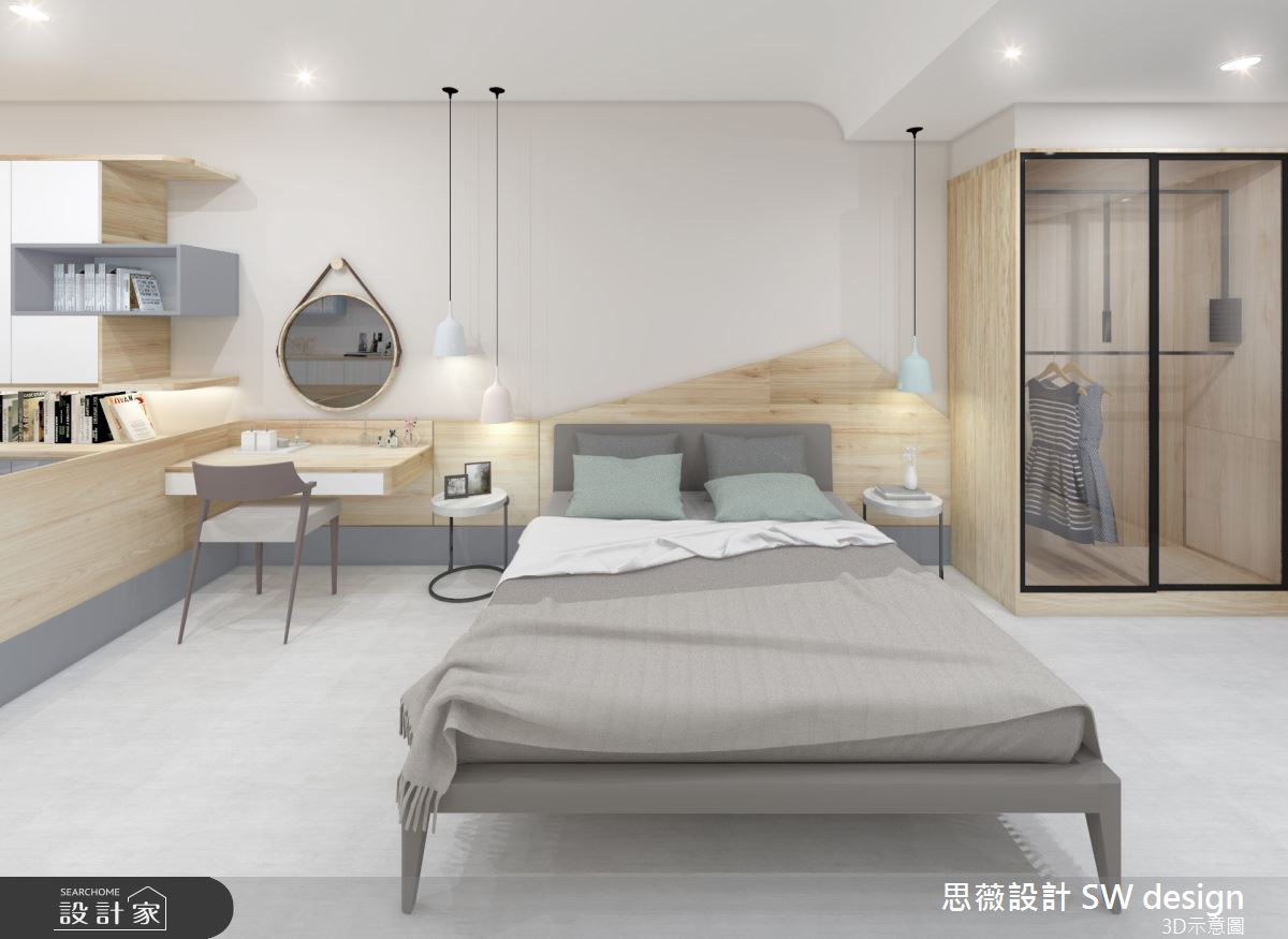 105坪老屋(31~40年)＿混搭風臥室案例圖片＿思薇空間設計有限公司＿思薇_06之3
