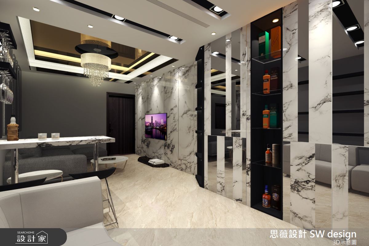 10坪新成屋(5年以下)＿現代風吧檯案例圖片＿思薇空間設計有限公司＿思薇_07之3