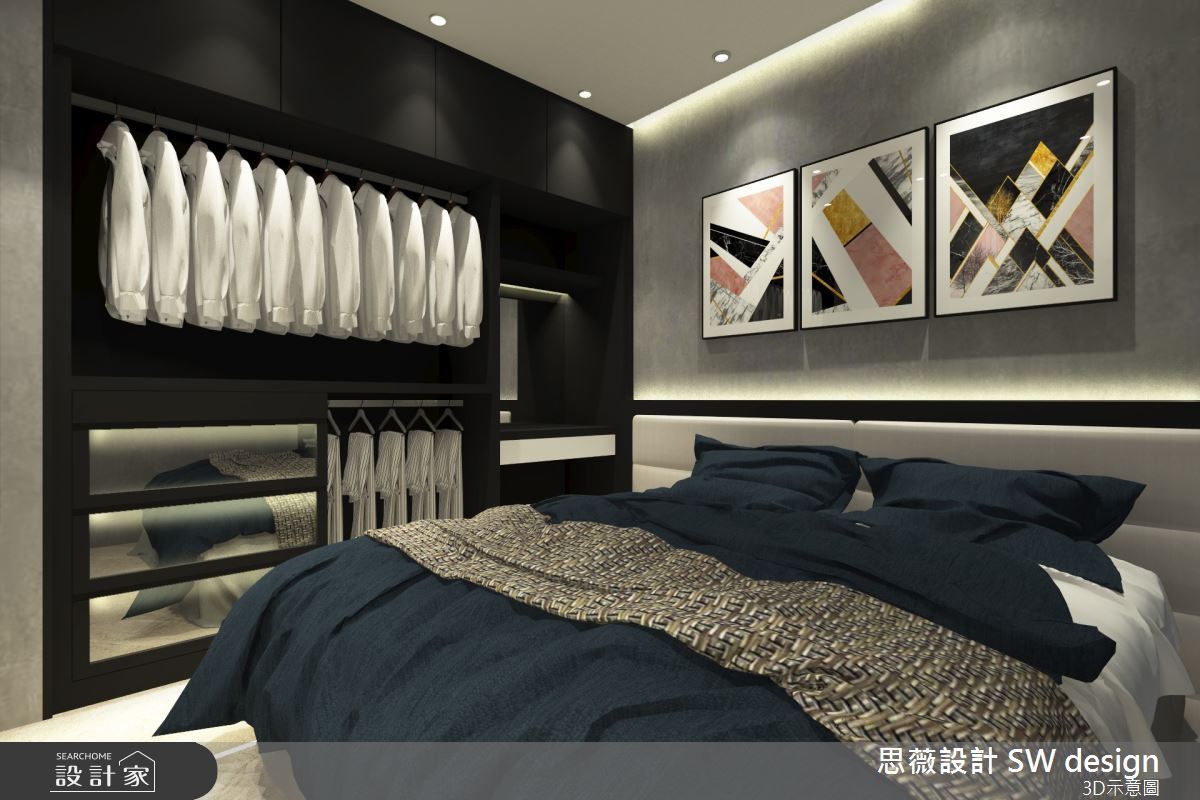 10坪新成屋(5年以下)＿現代風臥室案例圖片＿思薇空間設計有限公司＿思薇_07之8