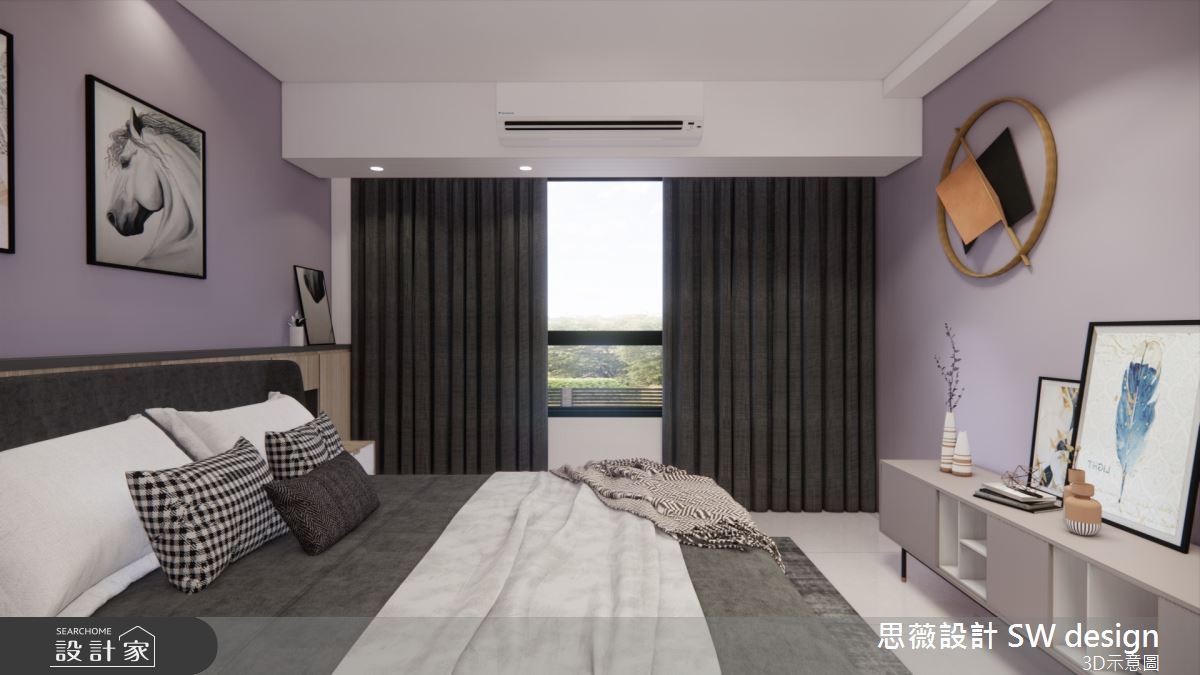 45坪新成屋(5年以下)＿現代風臥室案例圖片＿思薇空間設計有限公司＿思薇_10之6