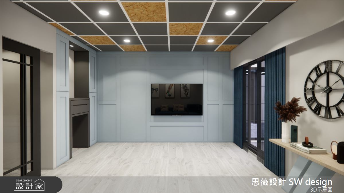 50坪老屋(50年以上)＿混搭風客廳案例圖片＿思薇空間設計有限公司＿思薇_11之2