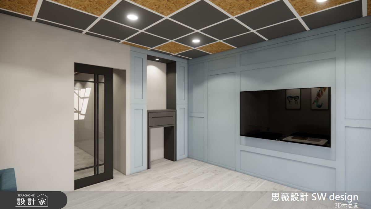 50坪老屋(50年以上)＿混搭風客廳案例圖片＿思薇空間設計有限公司＿思薇_11之1