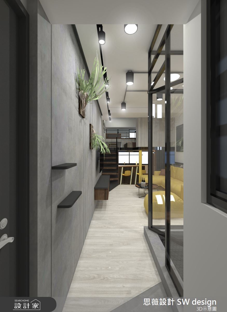 11坪老屋(16~30年)＿工業風玄關案例圖片＿思薇空間設計有限公司＿思薇_12之1