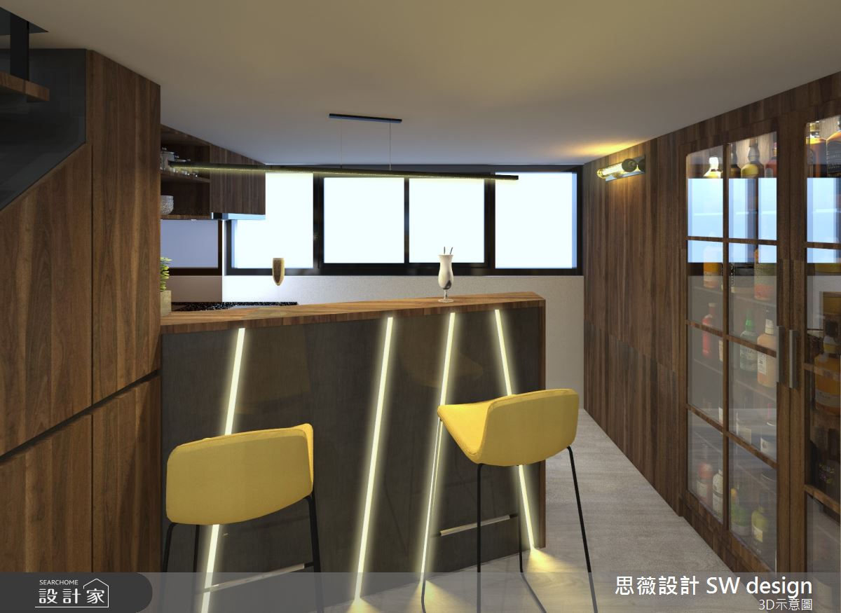 11坪老屋(16~30年)＿工業風吧檯案例圖片＿思薇空間設計有限公司＿思薇_12之7