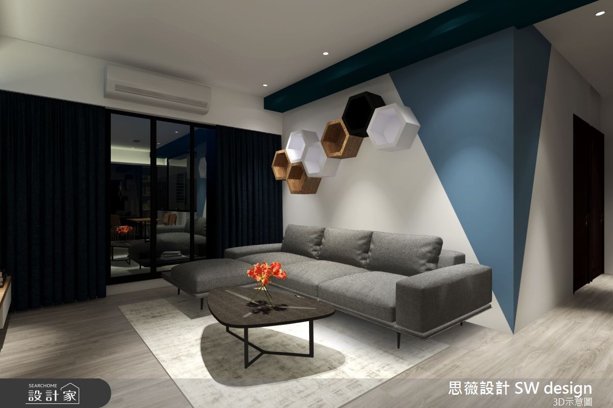 22坪新成屋(5年以下)＿北歐風客廳案例圖片＿思薇空間設計有限公司＿思薇_16之1