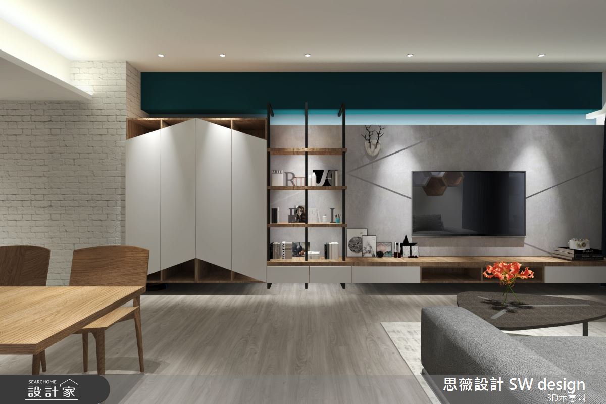 22坪新成屋(5年以下)＿北歐風客廳餐廳案例圖片＿思薇空間設計有限公司＿思薇_16之6