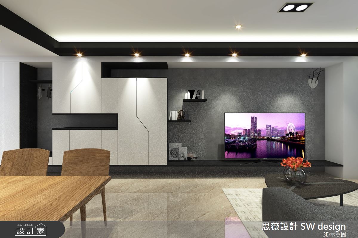 19坪新成屋(5年以下)＿現代風客廳餐廳案例圖片＿思薇空間設計有限公司＿思薇_17之2
