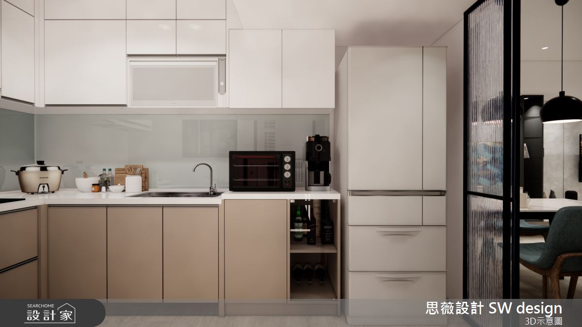 17坪新成屋(5年以下)＿混搭風廚房案例圖片＿思薇空間設計有限公司＿思薇_19之34