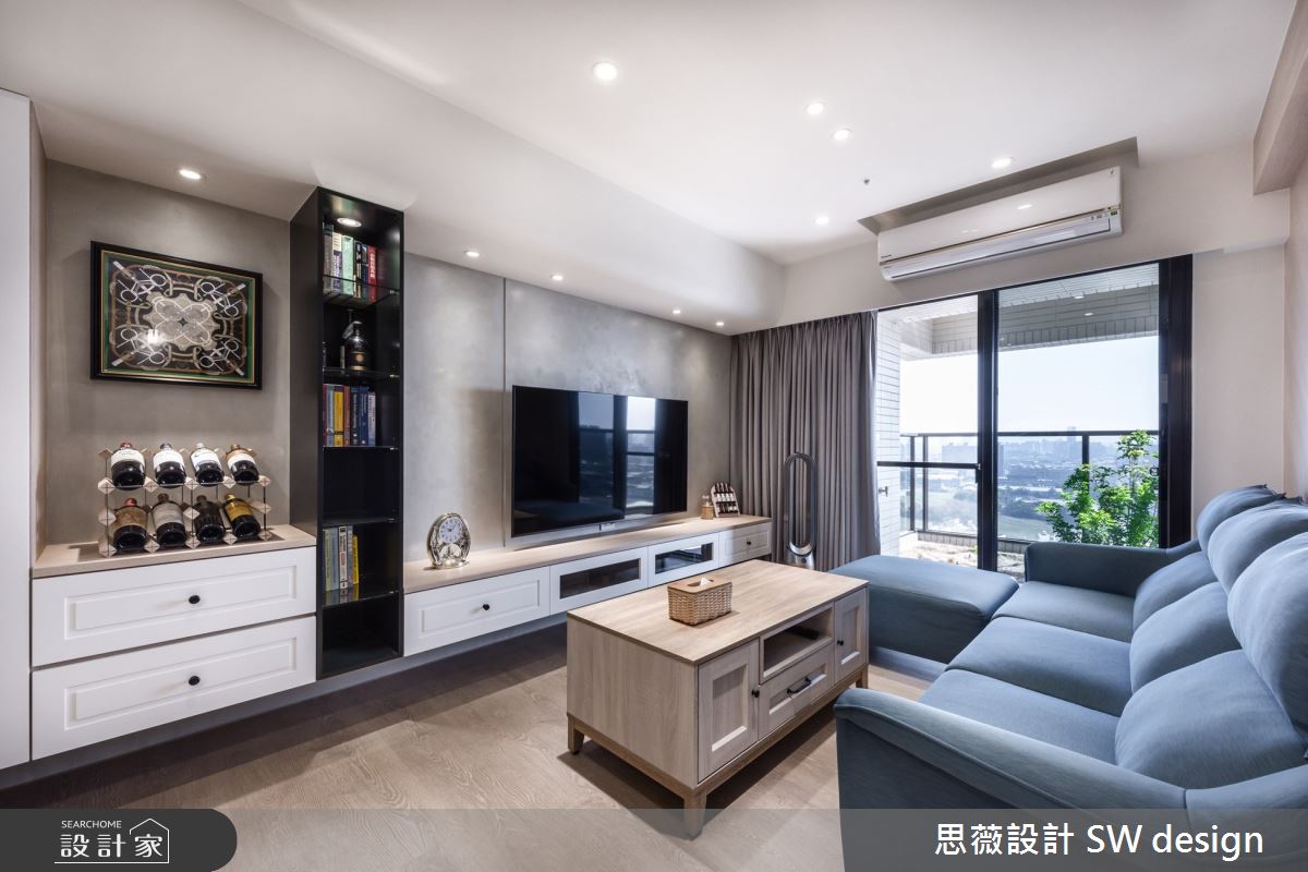 17坪新成屋(5年以下)＿混搭風客廳廚房陽台案例圖片＿思薇空間設計有限公司＿思薇_19之12