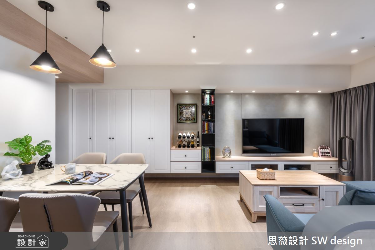 17坪新成屋(5年以下)＿混搭風客廳餐廳廚房案例圖片＿思薇空間設計有限公司＿思薇_19之7