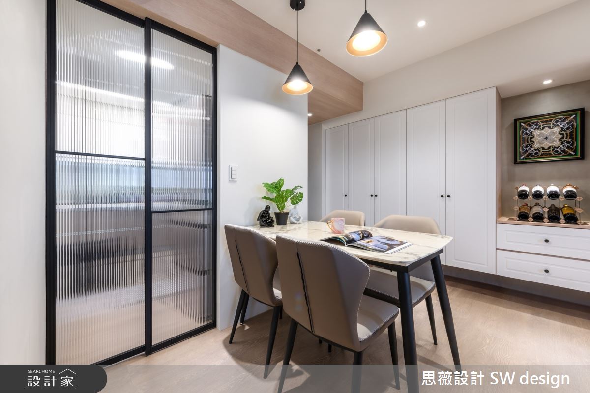 17坪新成屋(5年以下)＿混搭風餐廳中島案例圖片＿思薇空間設計有限公司＿思薇_19之4