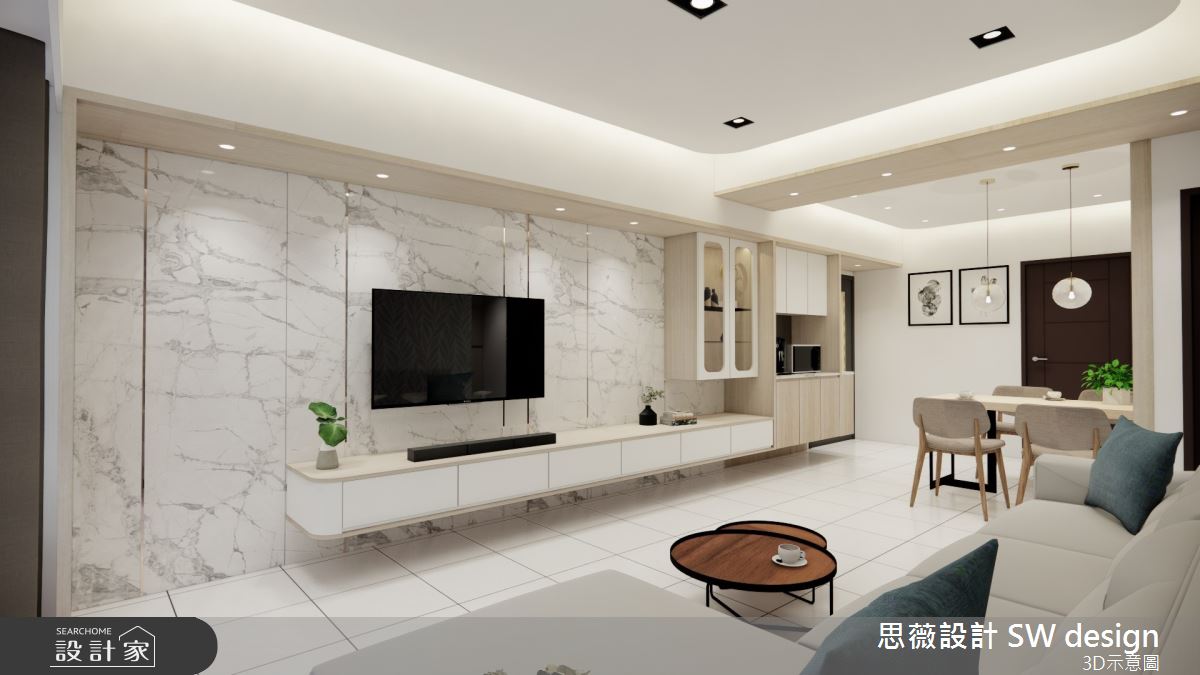 26坪老屋(16~30年)＿混搭風客廳餐廳案例圖片＿思薇空間設計有限公司＿思薇_20之4