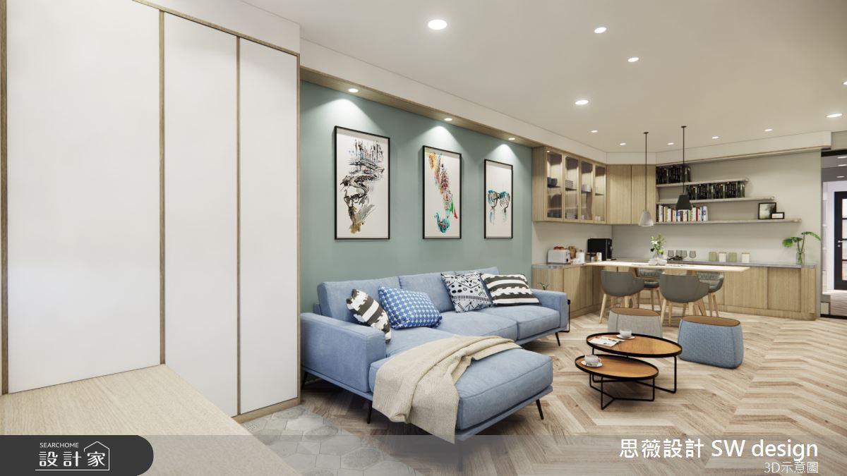 30坪老屋(41~50年)＿北歐風客廳餐廳案例圖片＿思薇空間設計有限公司＿思薇_21之2
