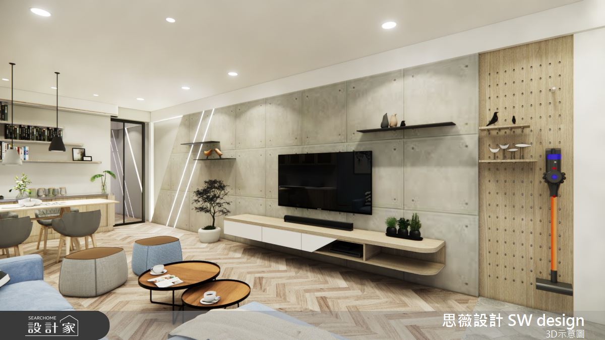 30坪老屋(41~50年)＿北歐風客廳餐廳案例圖片＿思薇空間設計有限公司＿思薇_21之4