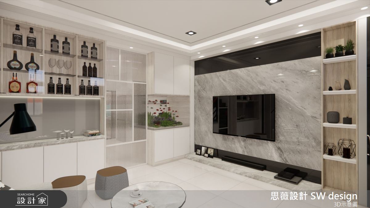 30坪新成屋(5年以下)＿混搭風客廳吧檯案例圖片＿思薇空間設計有限公司＿思薇_22之6