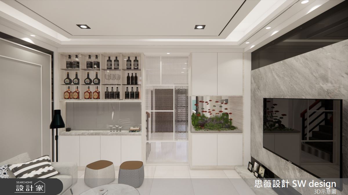30坪新成屋(5年以下)＿混搭風客廳吧檯案例圖片＿思薇空間設計有限公司＿思薇_22之5