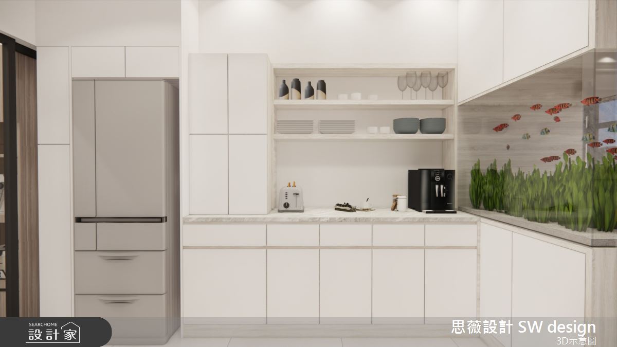 30坪新成屋(5年以下)＿混搭風廚房案例圖片＿思薇空間設計有限公司＿思薇_22之7