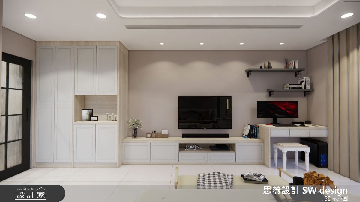 30坪新成屋(5年以下)＿混搭風臥室案例圖片＿思薇空間設計有限公司＿思薇_22之11