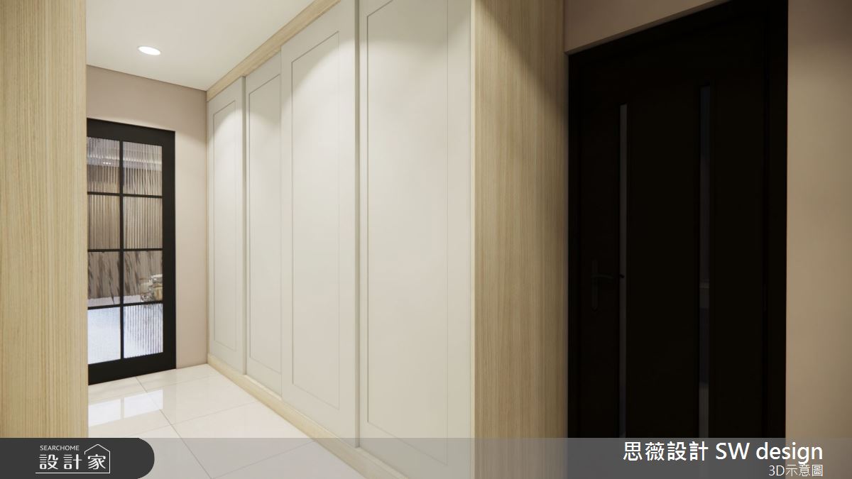 30坪新成屋(5年以下)＿混搭風更衣間案例圖片＿思薇空間設計有限公司＿思薇_22之12
