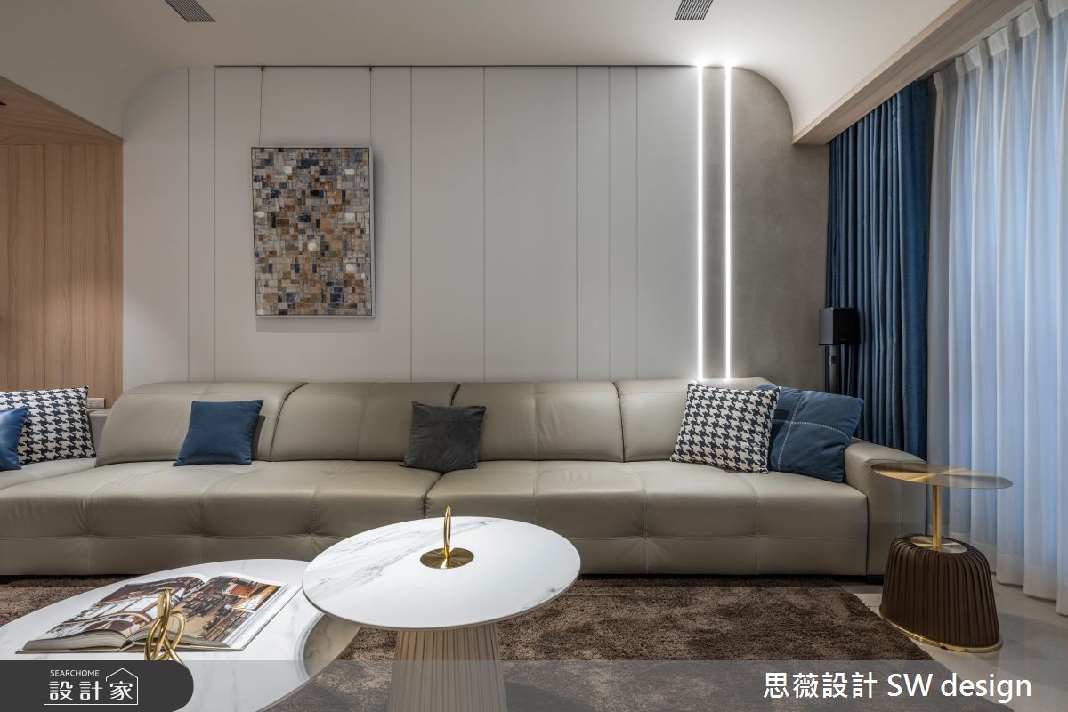 79坪新成屋(5年以下)＿混搭風客廳案例圖片＿思薇空間設計有限公司＿思薇_25之7