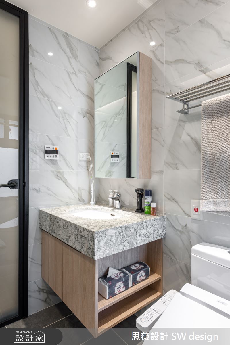 21坪新成屋(5年以下)＿混搭風浴室案例圖片＿思薇空間設計有限公司＿思薇_26之23