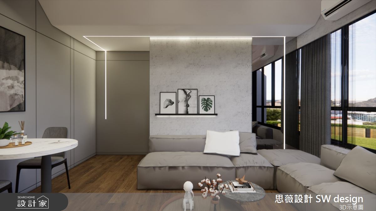 15坪預售屋＿現代風客廳案例圖片＿思薇空間設計有限公司＿思薇_27之4517