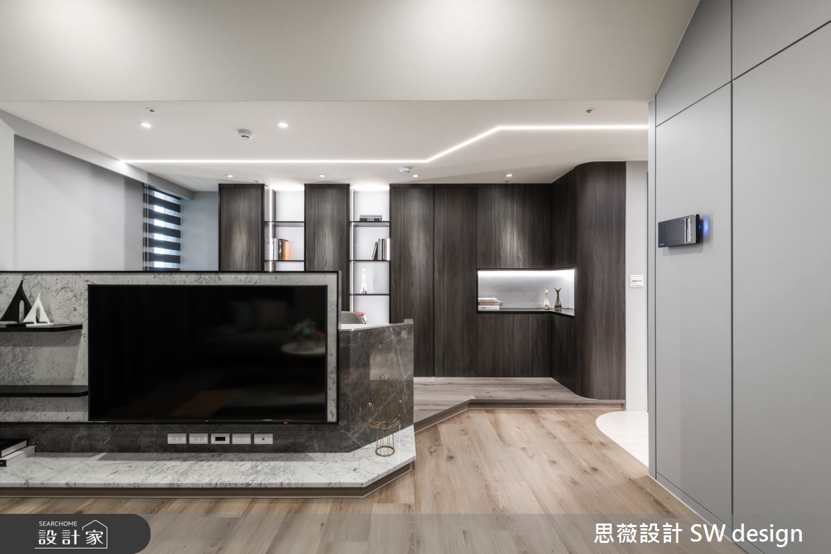 15坪預售屋＿現代風客廳書房工作區案例圖片＿思薇空間設計有限公司＿思薇_27之2