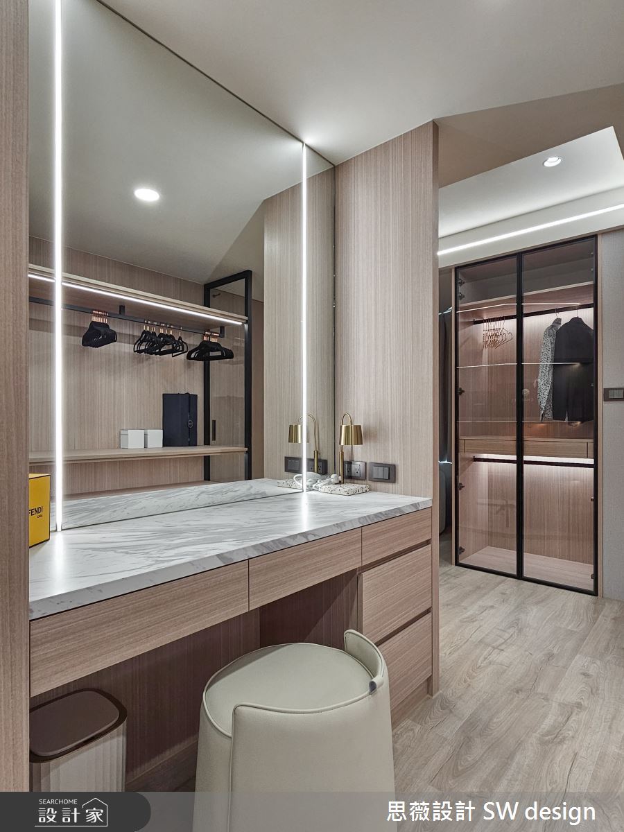 37坪老屋(16~30年)＿混搭風更衣間案例圖片＿思薇空間設計有限公司＿思薇_31之22