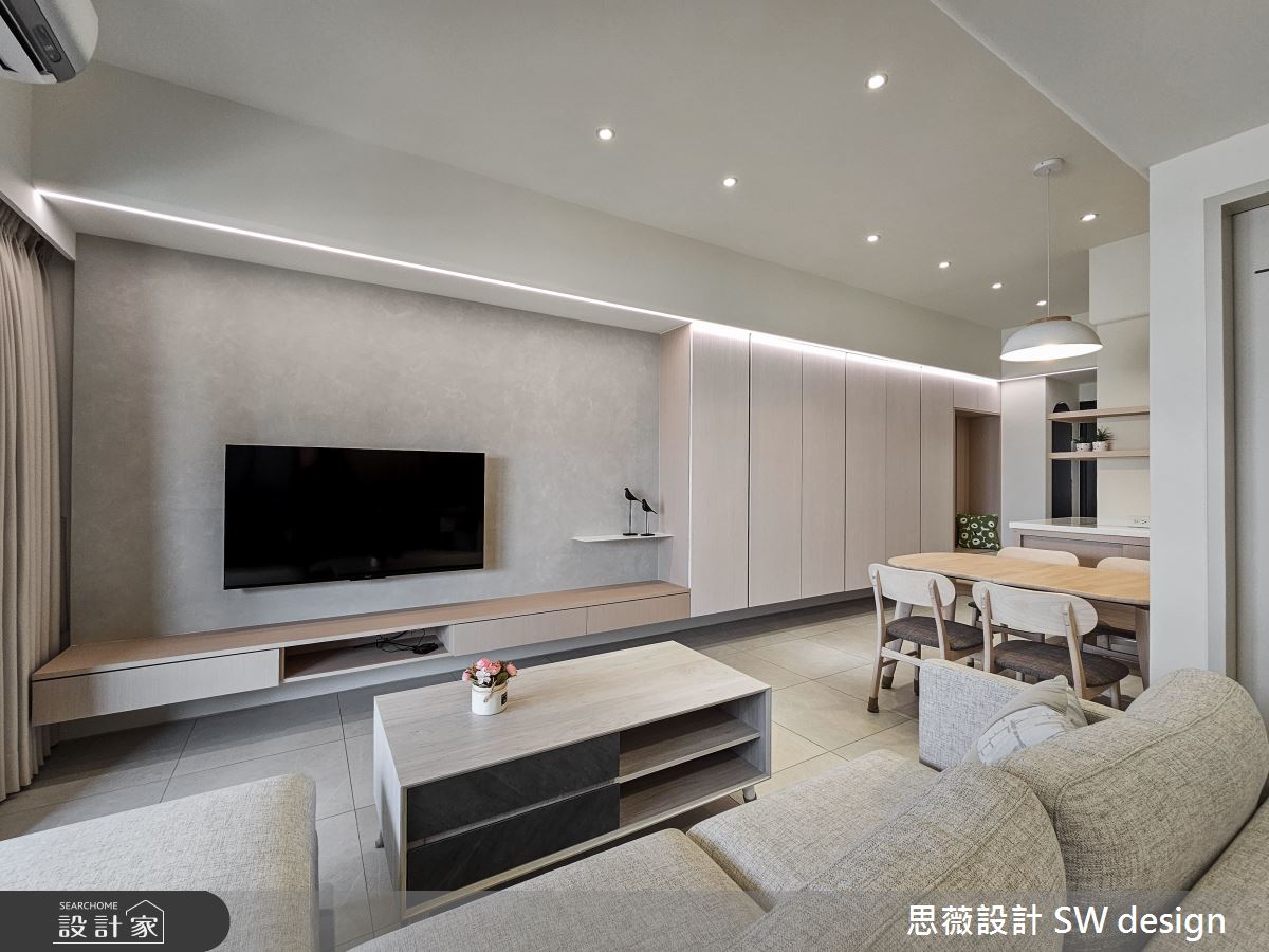 22坪新成屋(5年以下)＿日式無印風客廳餐廳案例圖片＿思薇空間設計有限公司＿思薇_32之12