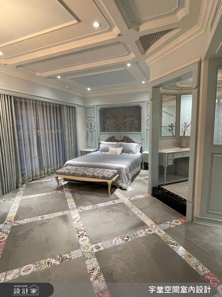 90坪新成屋(5年以下)＿古典鄉村混搭風臥室案例圖片＿宇堂空間室內設計＿宇堂_01之18