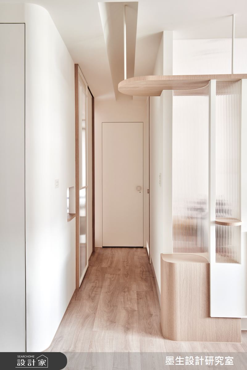 20坪新成屋(5年以下)＿日式無印風客廳走廊案例圖片＿墨生設計研究室＿墨生_穀雨之13